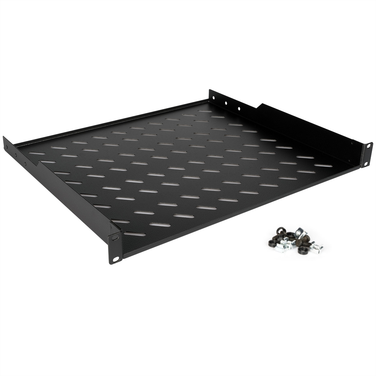 ROLINE 19-Zoll Fachboden 1 HE 400 T, 15kg Tragkraft schwarz