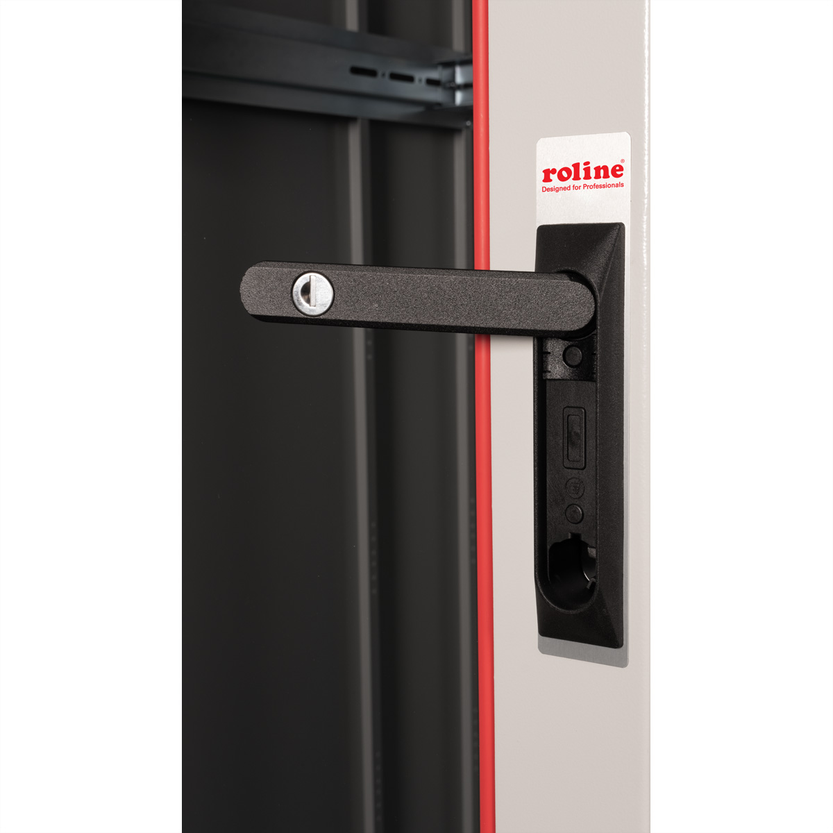 ROLINE 19-Zoll Netzwerkschrank Basic 42 HE, 800x1000 BxT Glastür grau