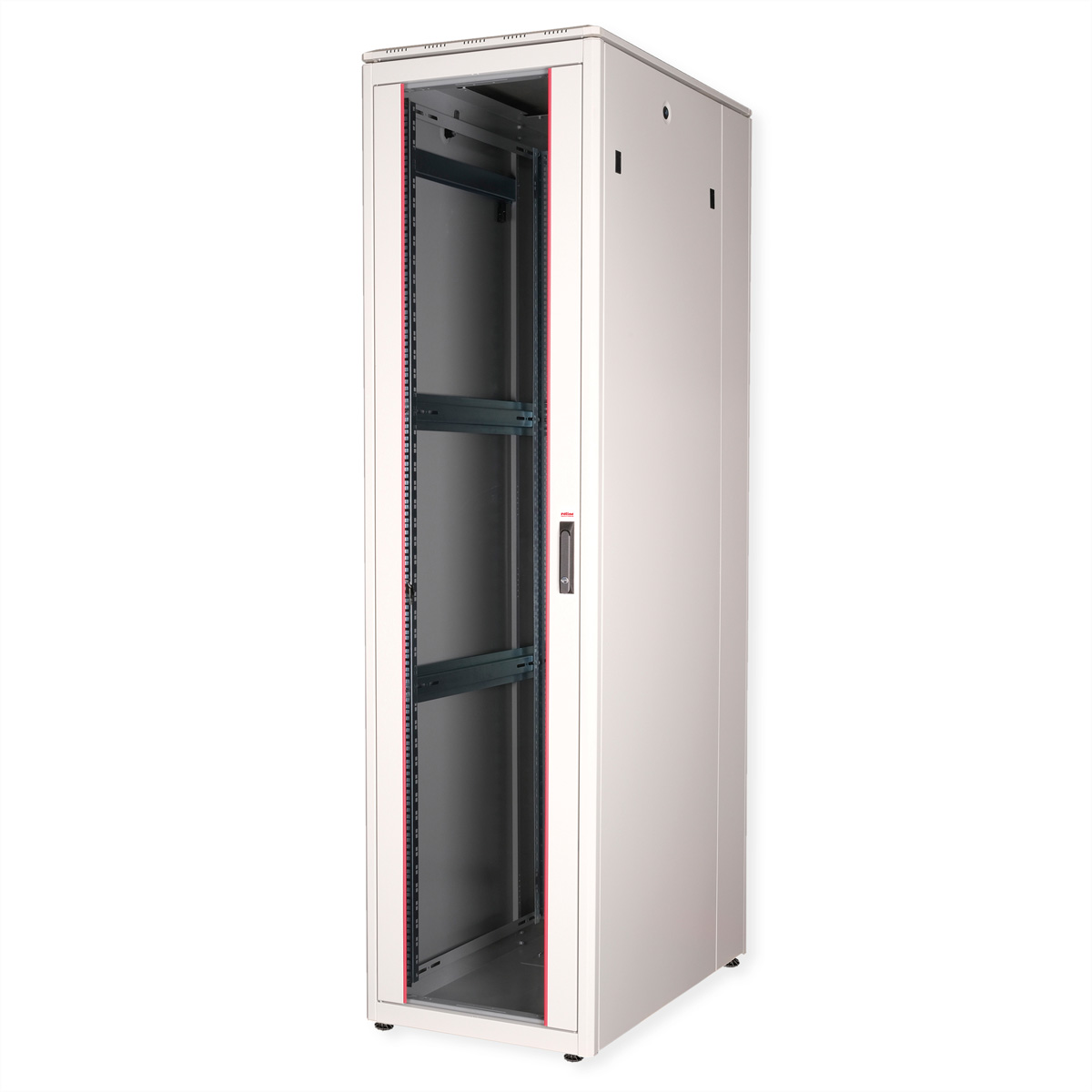 ROLINE 19-Zoll Netzwerkschrank Pro 47 HE, 600x1000 BxT Glastür grau 19