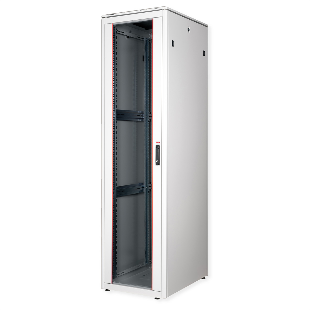 ROLINE 19-Zoll Netzwerkschrank Pro 47 HE, 600x800 BxT Glastür grau 19