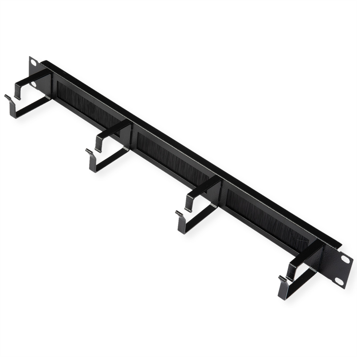 ROLINE 19-Zoll Rangierpanel 1 HE, mit Bürstenleiste 44x60mm schwarz ROLINE 19-Zoll Rangierpanel 1 HE, mit Bürstenleiste 44x60mm schwarz