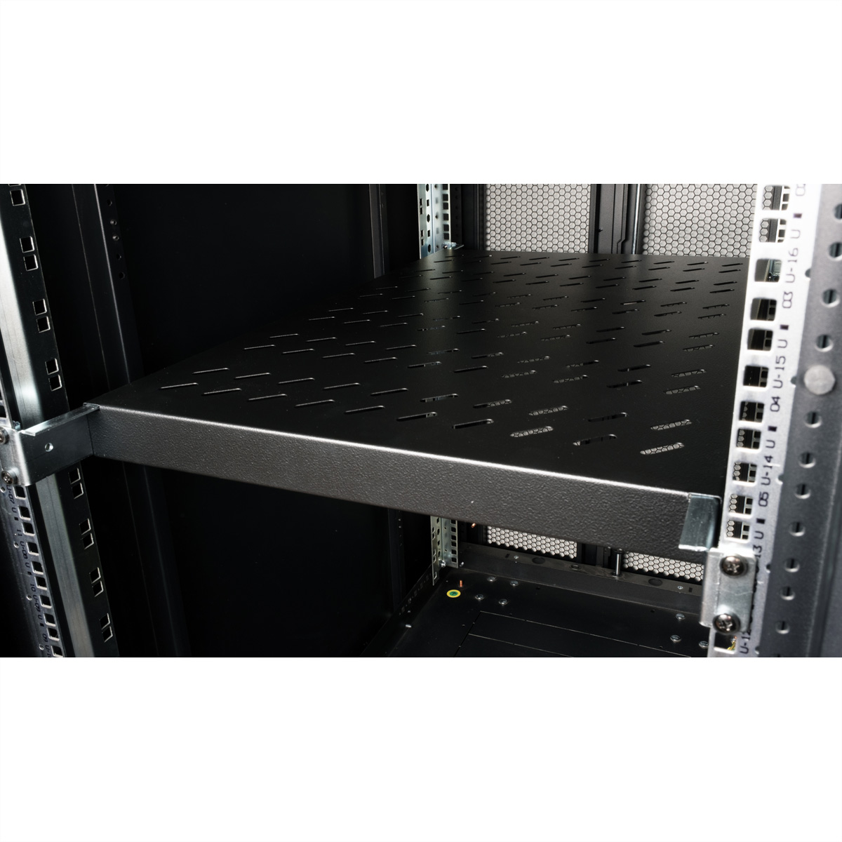 ROLINE 19-Zoll Fachboden 1 HE, 770 T 50 kg schwarz