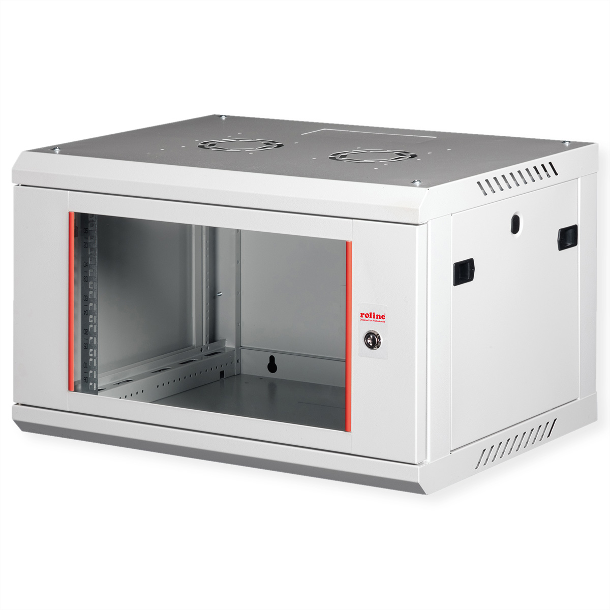 ROLINE 19-Zoll Wandgehäuse Basic Plus 6HE, 600x450 BxT grau