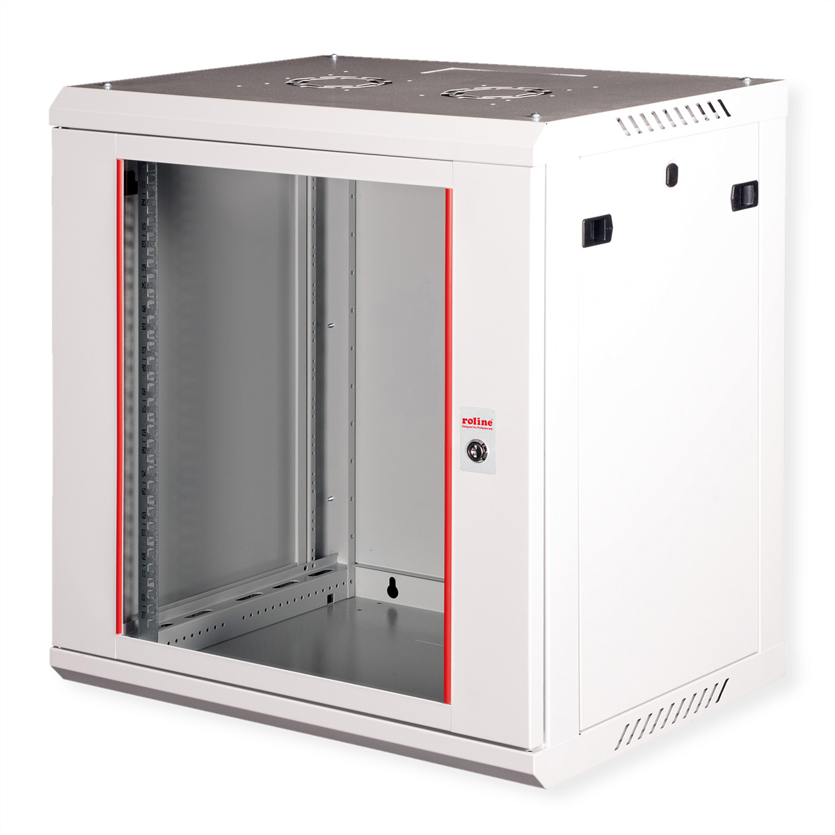 ROLINE 19-Zoll Wandgehäuse Basic Plus 12HE, 600x450 BxT grau