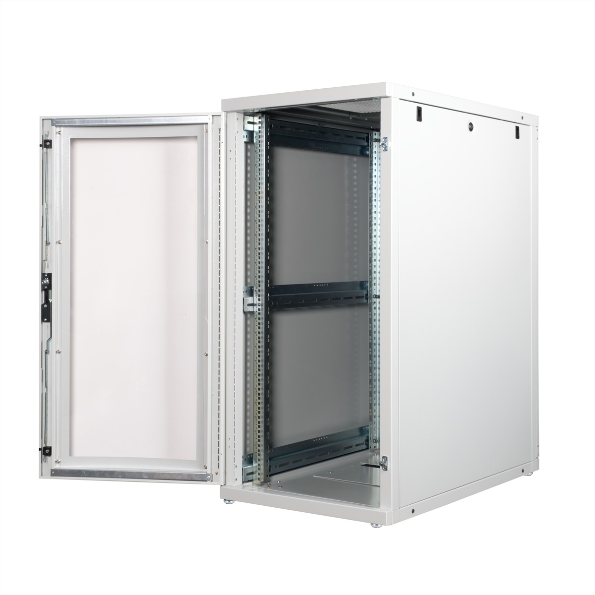 ROLINE 19-Zoll Serverschrank Pro 26 HE, 600x1000 BxT grau Plexiglas