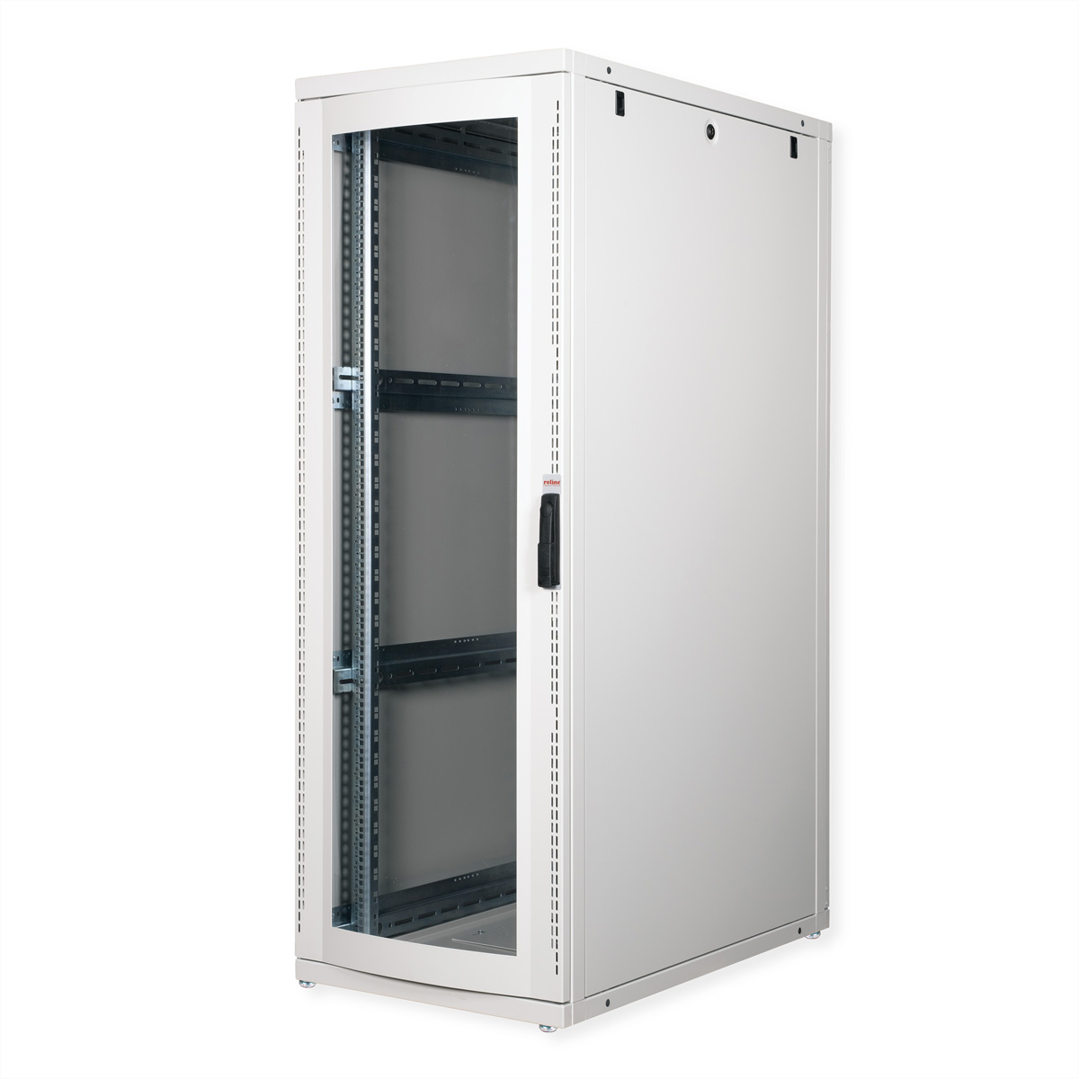 ROLINE 19-Zoll Serverschrank Pro 36 HE, 600x1000 BxT grau Plexiglas