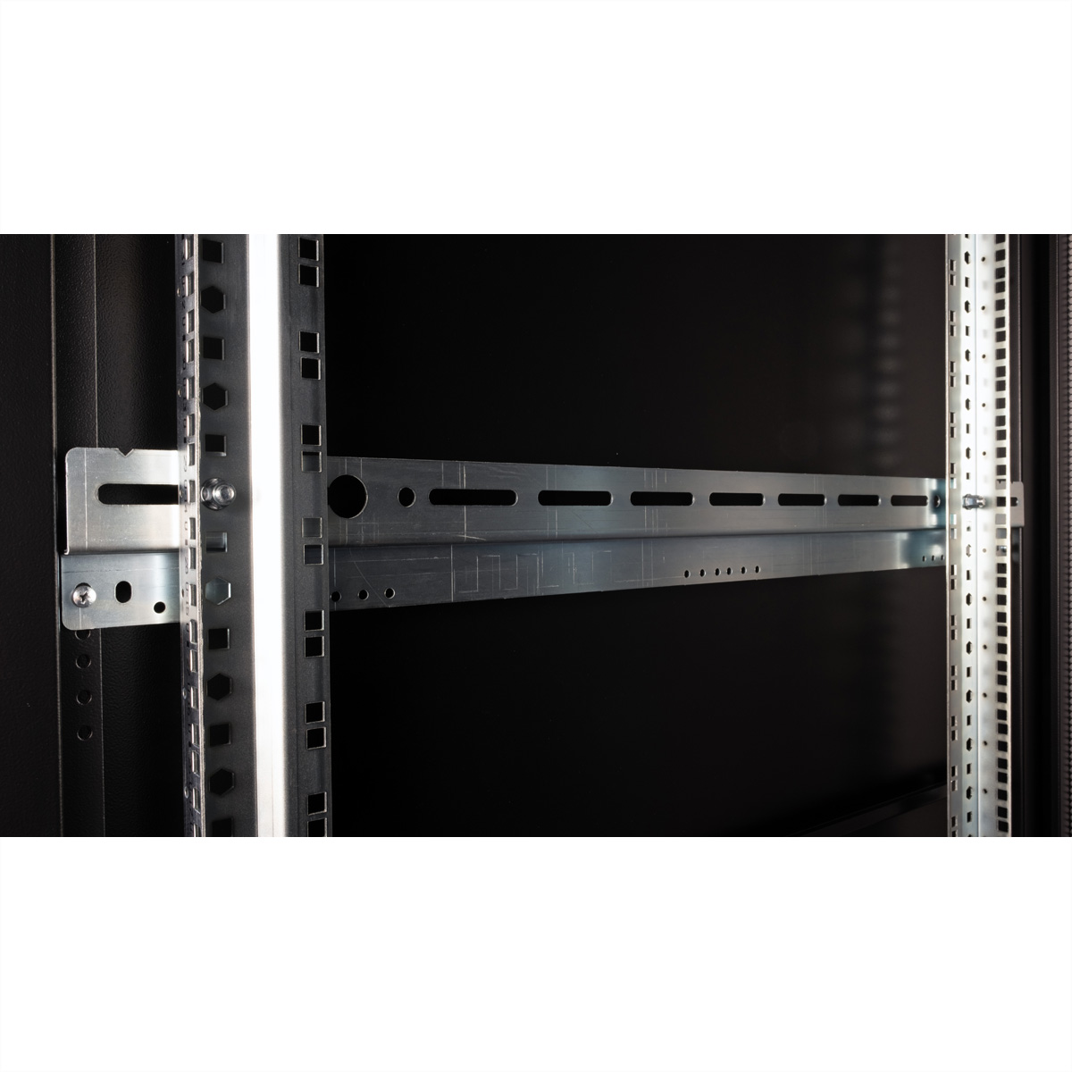 ROLINE 19-Zoll Serverschrank Pro 42 HE, 600x1000 BxT schwarz Plexiglas