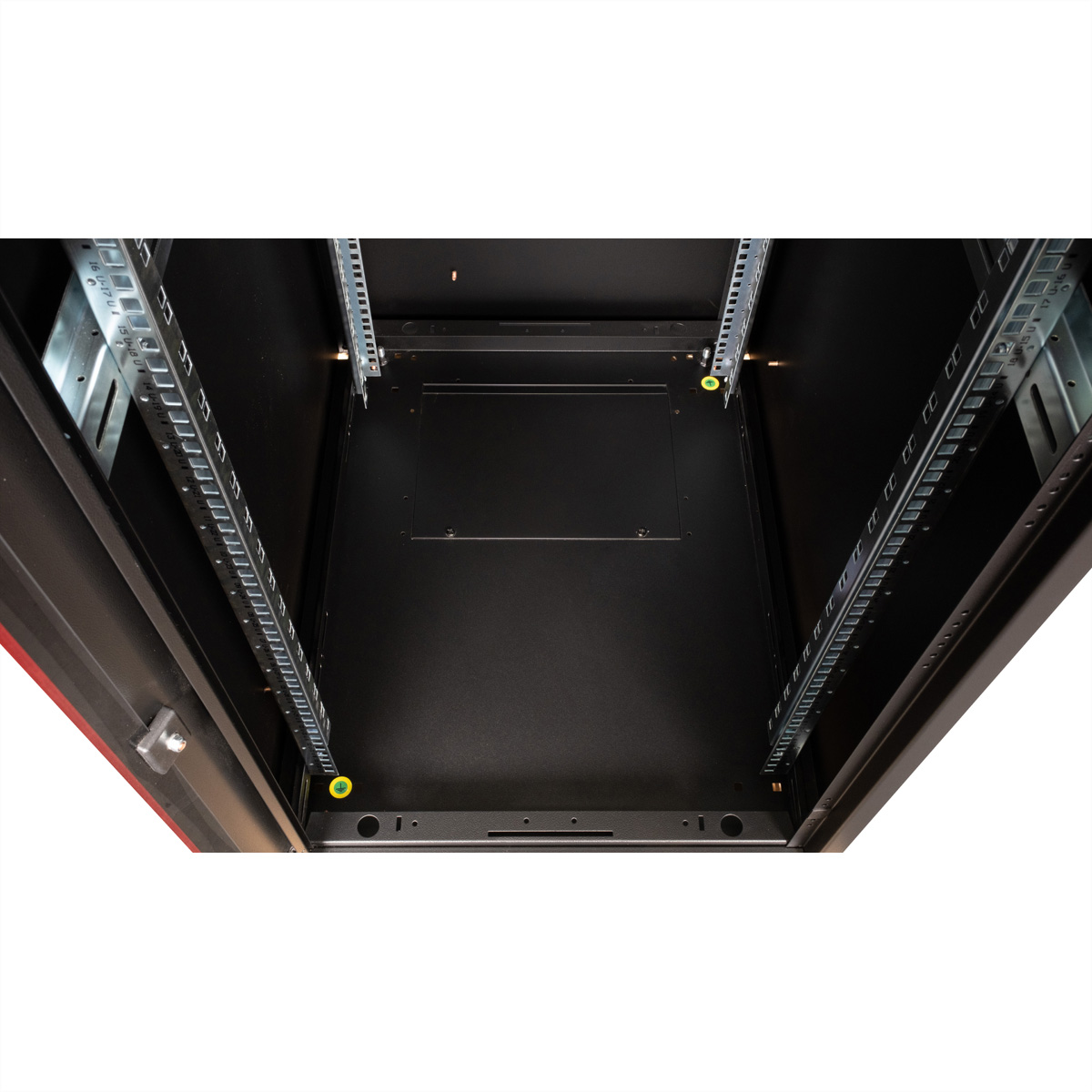 ROLINE 19-Zoll Netzwerkschrank Basic 32 HE, 600x800 BxT Glastür schwarz