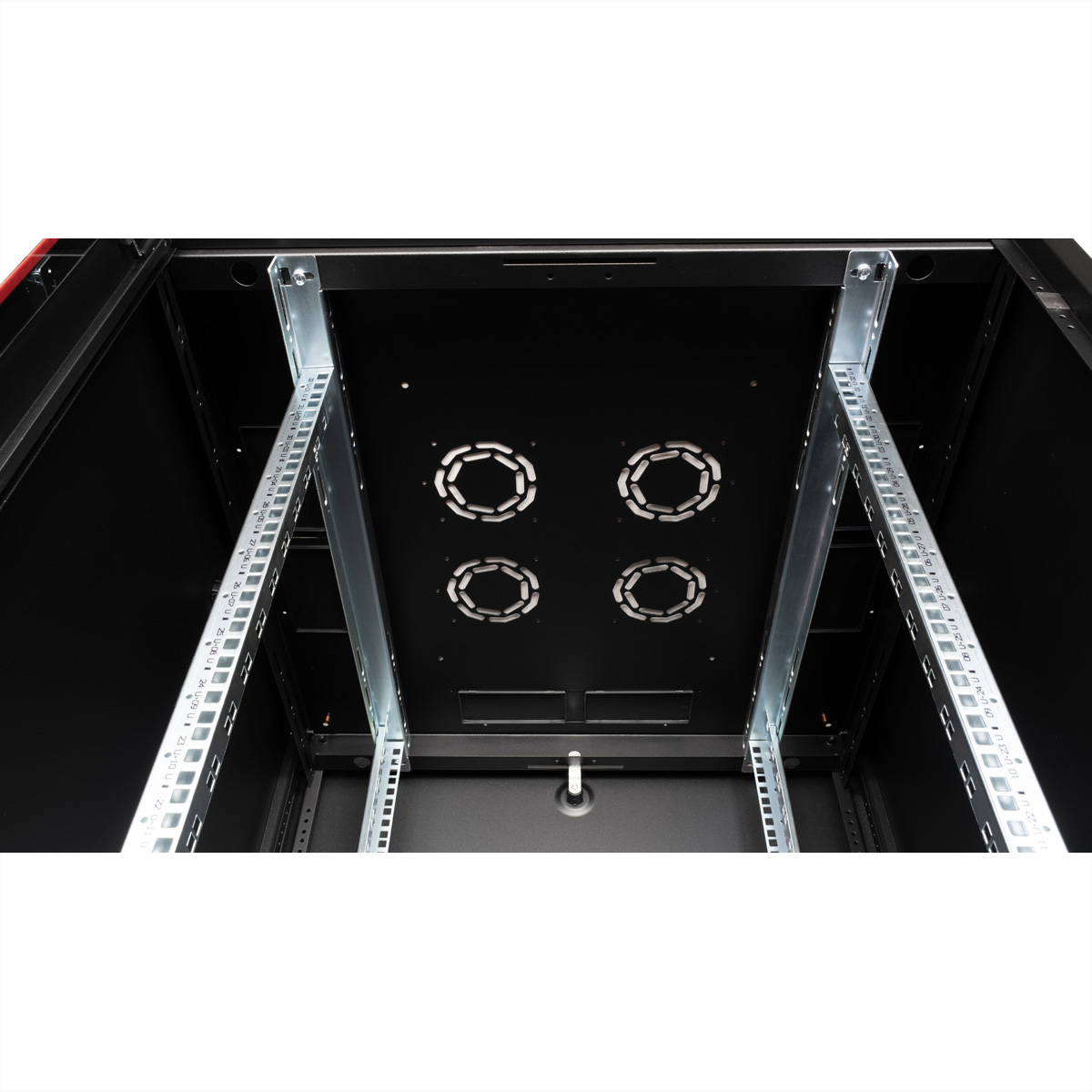ROLINE 19-Zoll Netzwerkschrank Basic 32 HE, 800x800 BxT Glastür schwarz