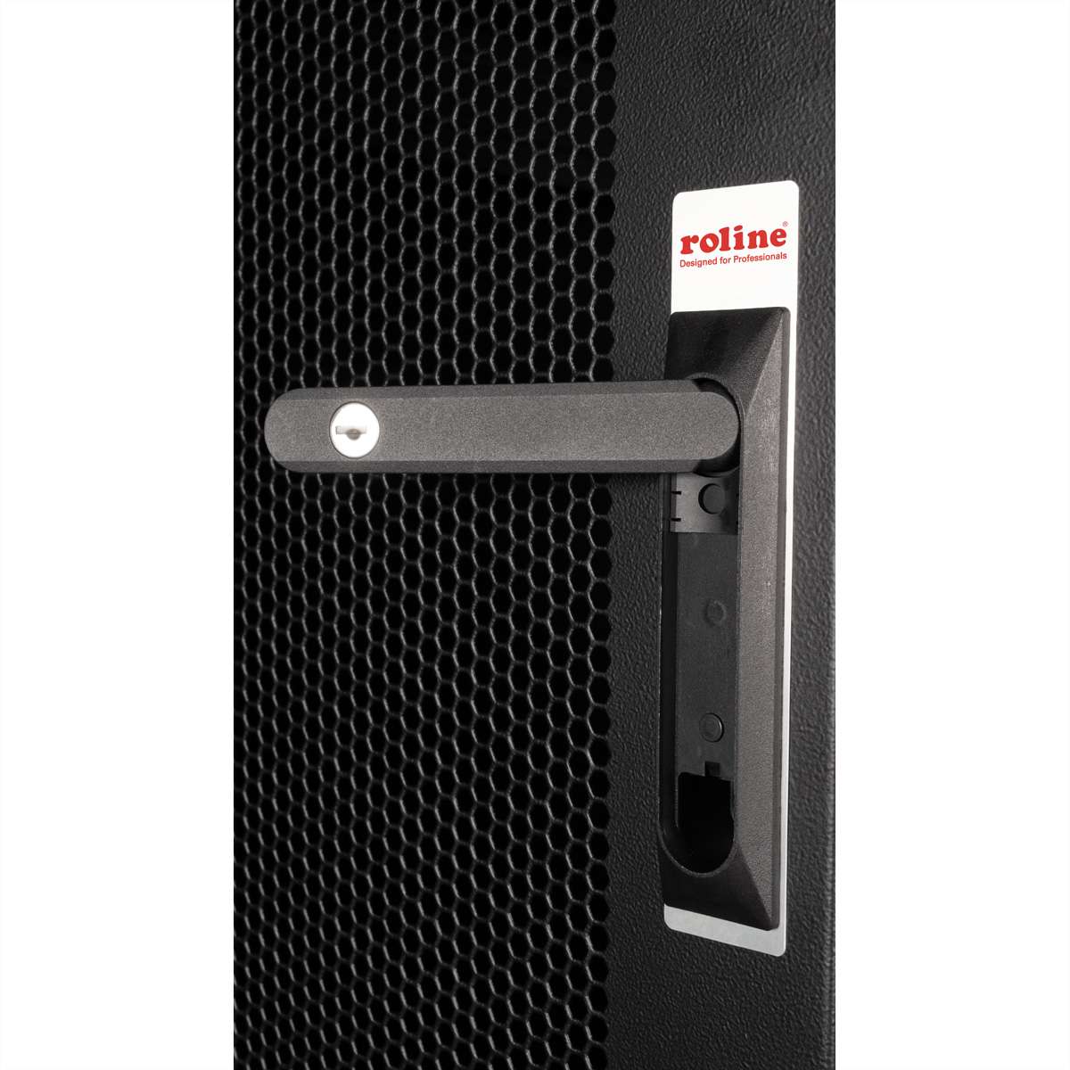 ROLINE 19-Zoll Serverschrank Basic 42 HE, 600x1000 BxT perforiert schwarz