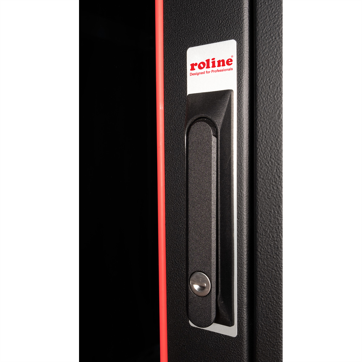 ROLINE 19-Zoll Netzwerkschrank Pro 42 HE, 600x600 BxT Glastür schwarz