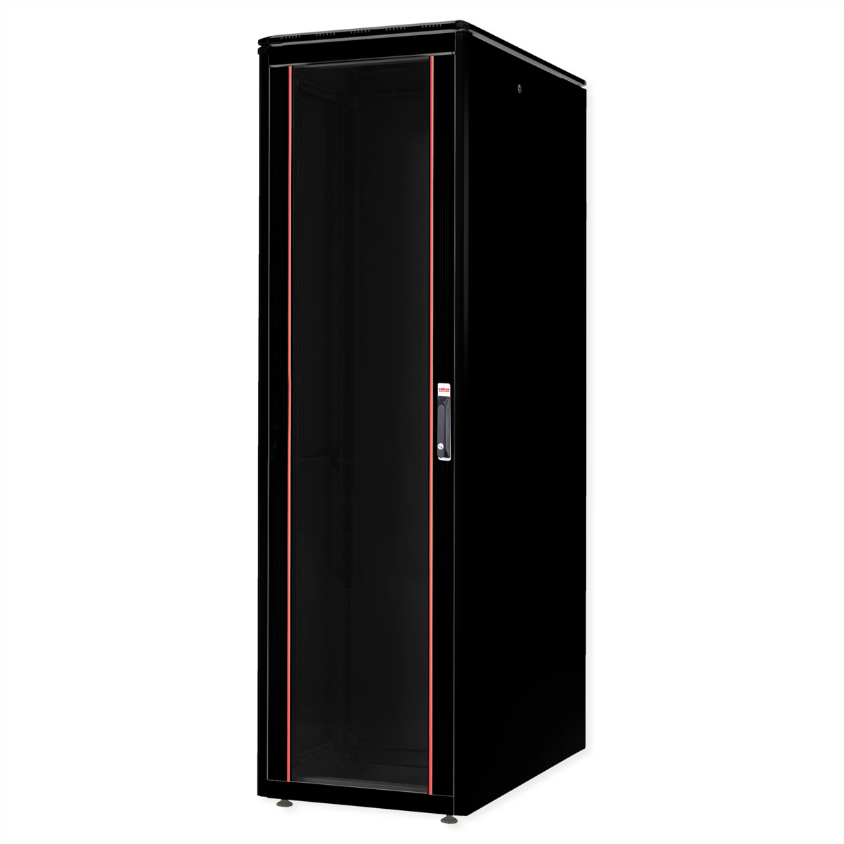 ROLINE 19-Zoll Netzwerkschrank Pro 47 HE, 600x1000 BxT Glastür schwarz