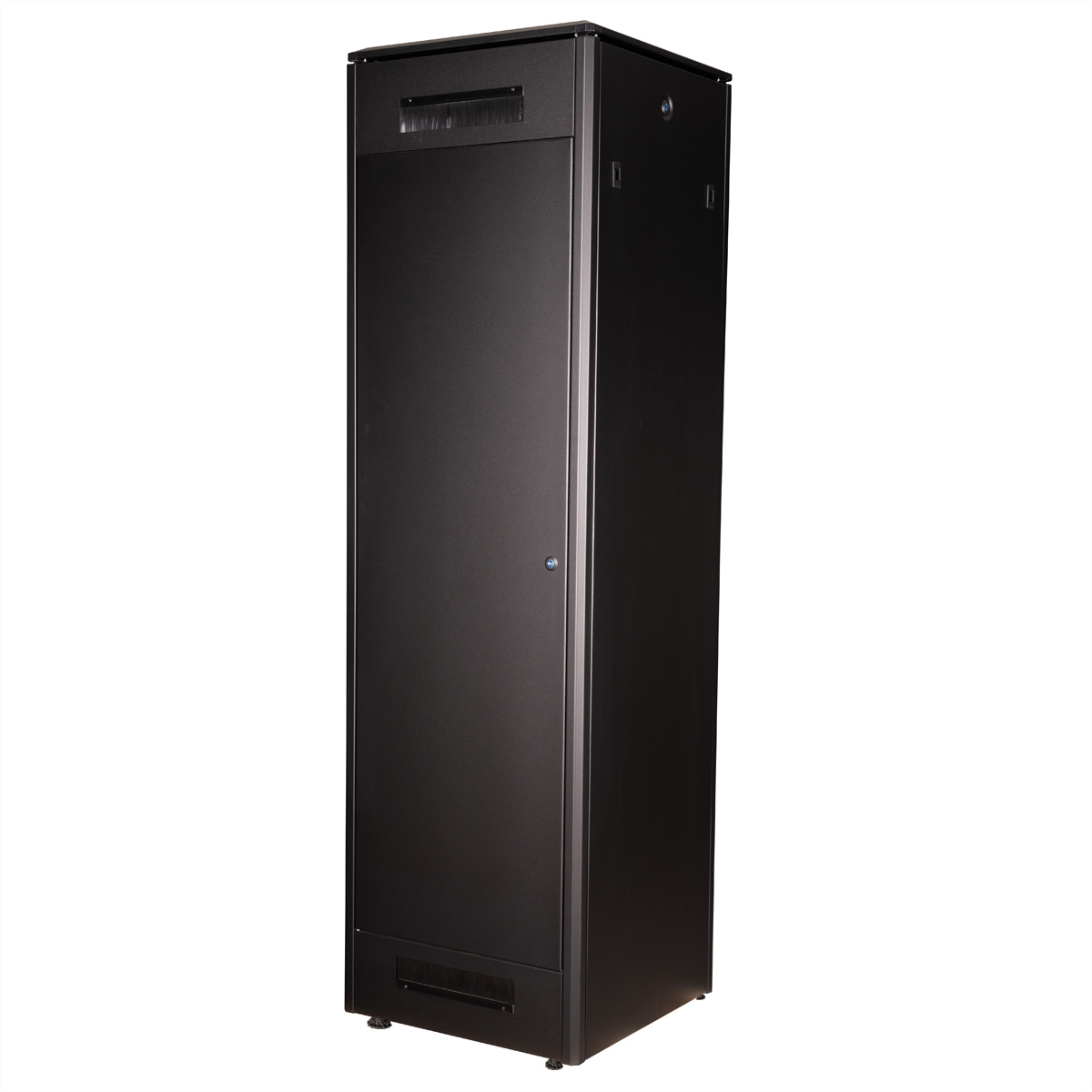 ROLINE 19-Zoll Netzwerkschrank Pro 47 HE, 600x600 BxT Glastür schwarz