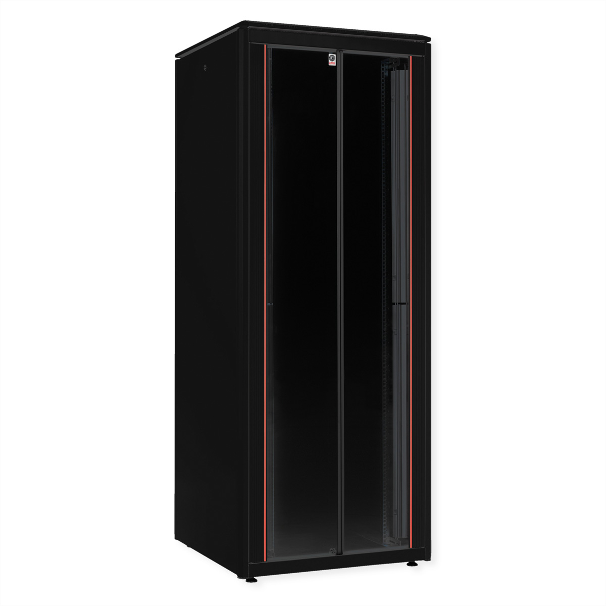 ROLINE 19-Zoll Netzwerkschrank Pro 47 HE, 800x800 BxT Glastür schwarz