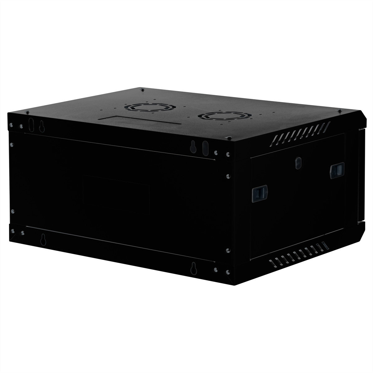 ROLINE 19-Zoll Wandgehäuse Basic Plus 4HE, 600x450 BxT schwarz