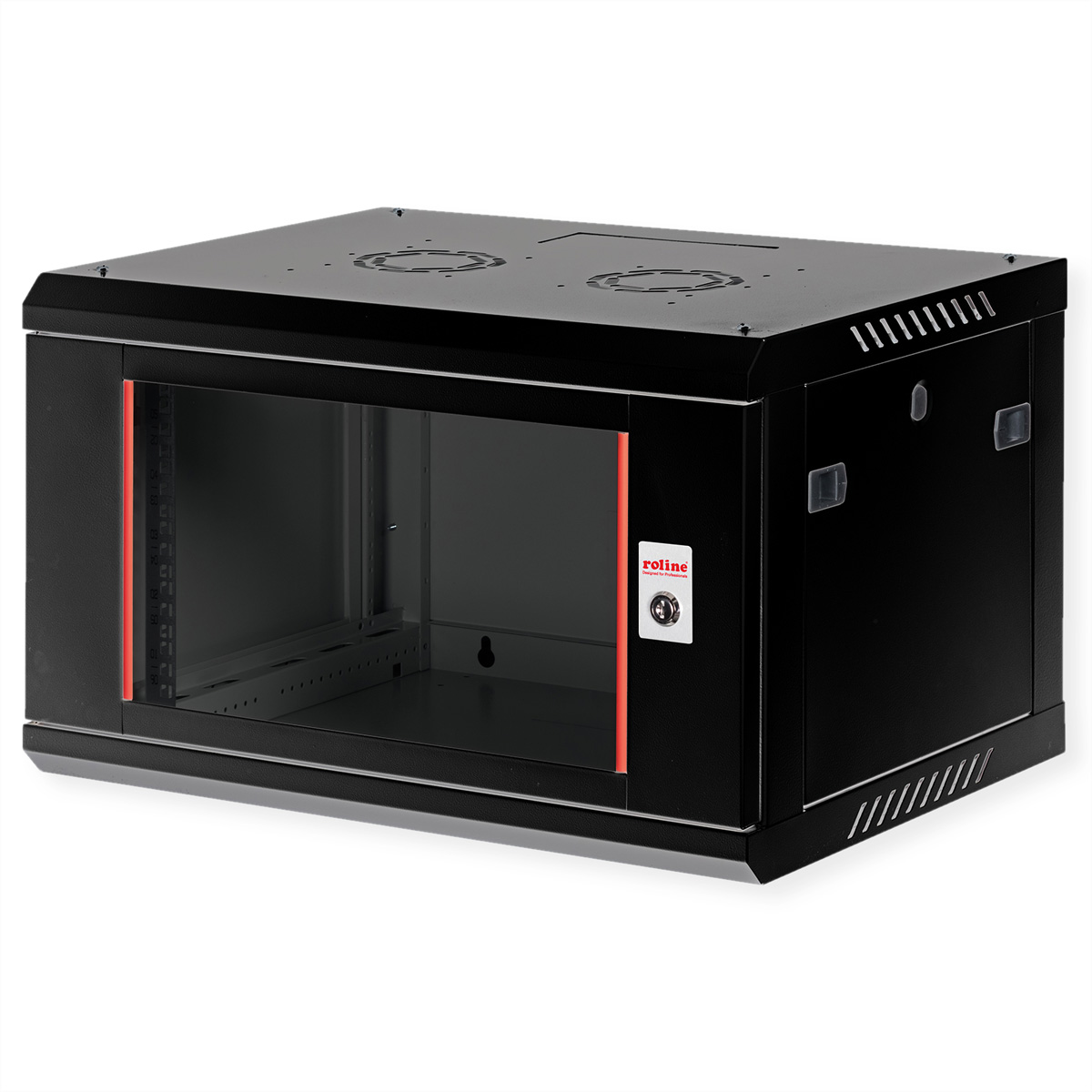 ROLINE 19-Zoll Wandgehäuse Basic Plus 6HE, 600x450 BxT schwarz