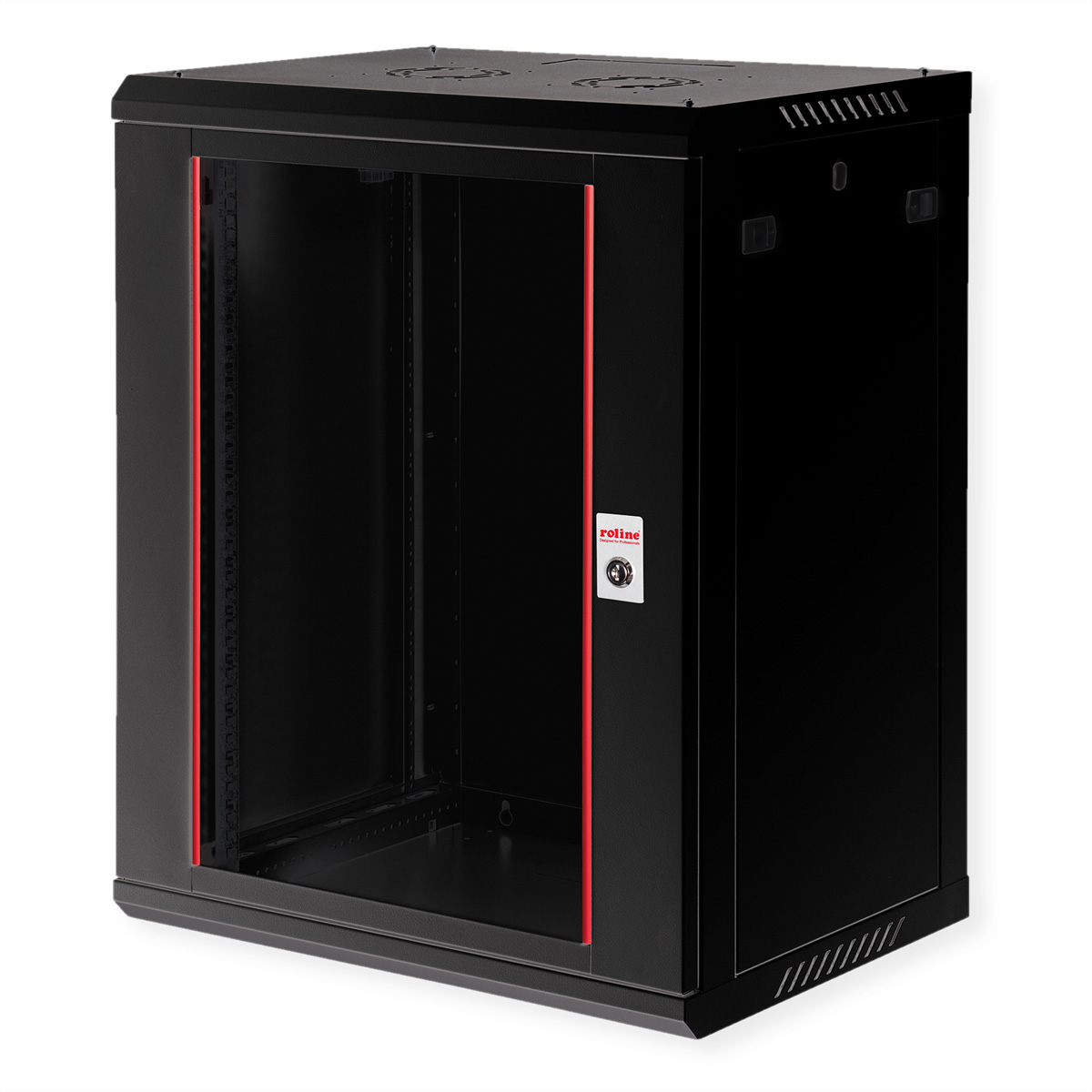 ROLINE 19-Zoll Wandgehäuse Basic Plus 15HE, 600x450 BxT schwarz