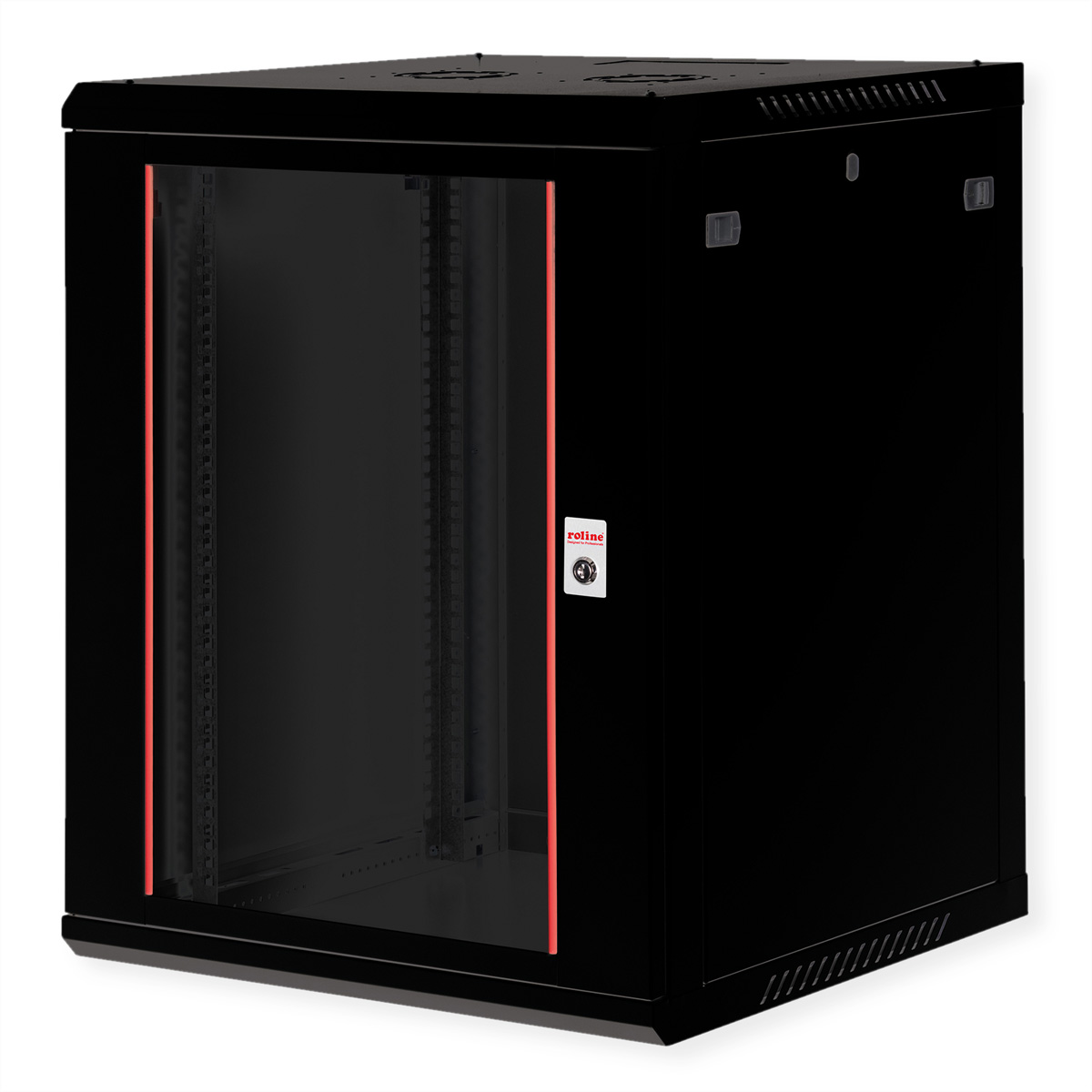 ROLINE 19-Zoll Wandgehäuse Basic Plus 15HE, 600x600 BxT schwarz