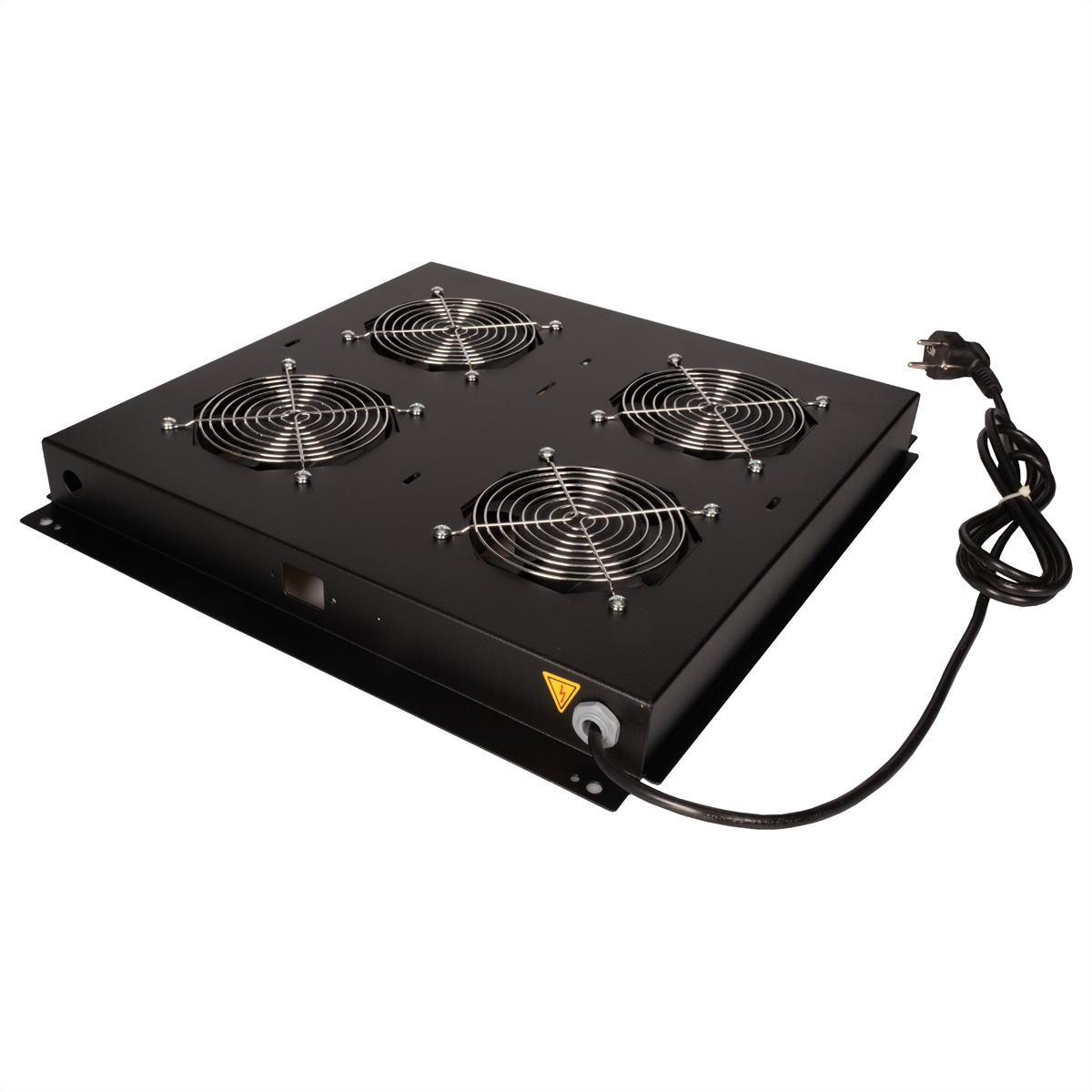 ROLINE 19-Zoll Dachlüftereinheit 4 Lüfter, ON/OFF schwarz