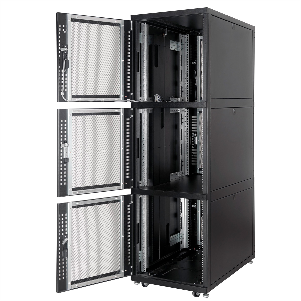 ROLINE Colocation-Schrank 45HE 800x1000mm, 2-Fächer, schwarz