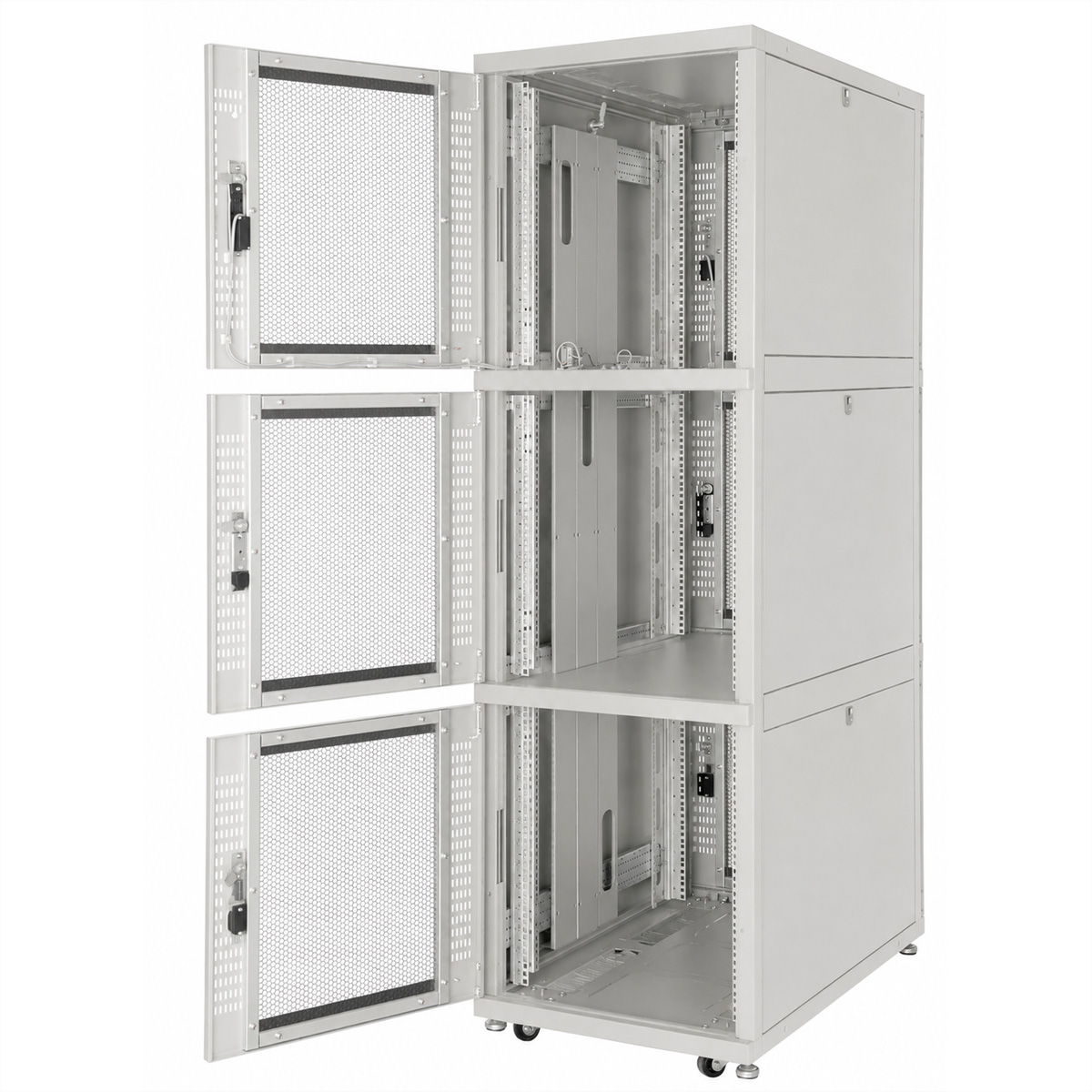 ROLINE Colocation-Schrank 45HE 800x1000mm, 2-Fächer, grau
