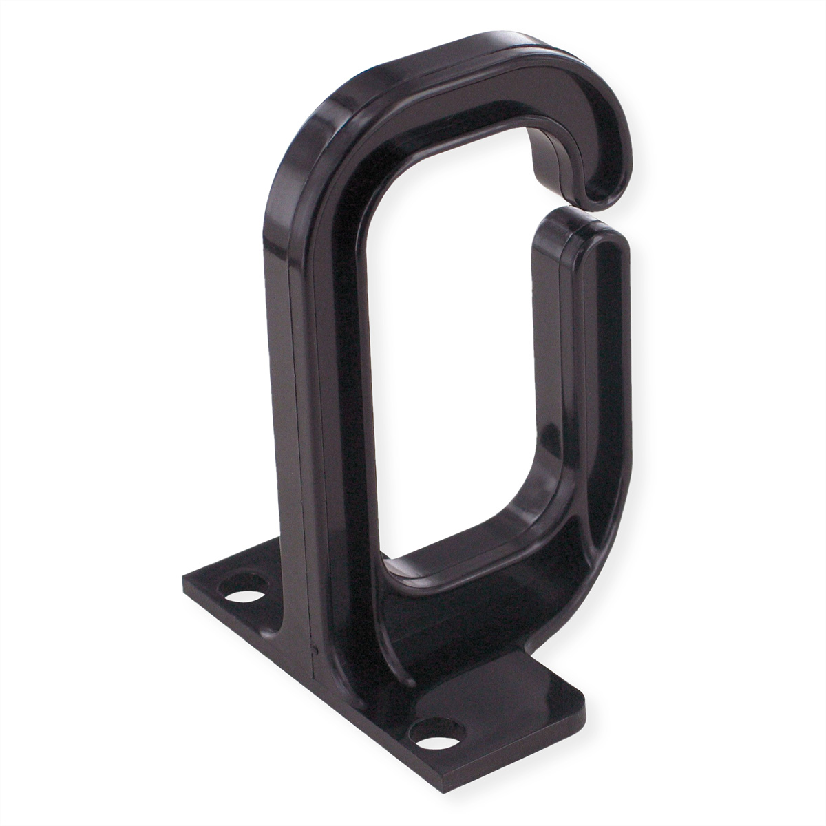 VALUE Kabelöse, 40×80 mm, Kunststoff, schwarz VALUE Kabelöse, 40×80 mm, Kunststoff, schwarz