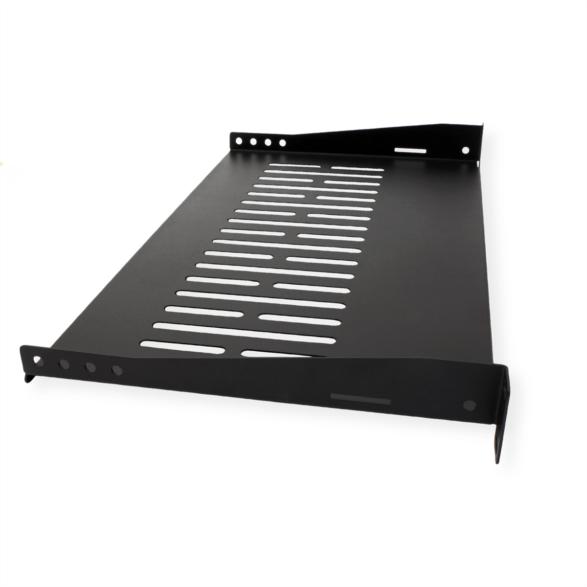 VALUE 19-Zoll-Geräteträger, 485 x 250mm, max. 10kg, schwarz