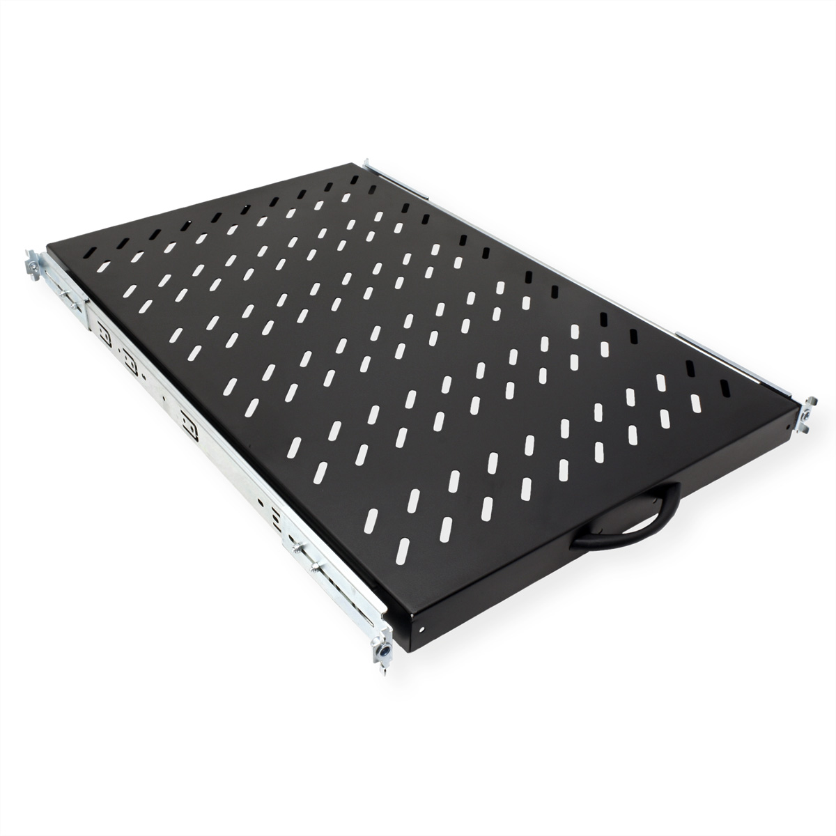 VALUE 19-Zoll-Fachboden ausziehbar, 420 x 700 mm, 25kg Traglast