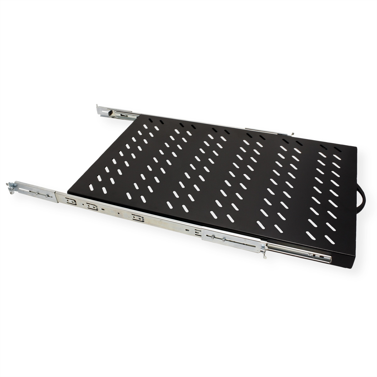 VALUE 19-Zoll-Fachboden ausziehbar, 420 x 700 mm, 25kg Traglast