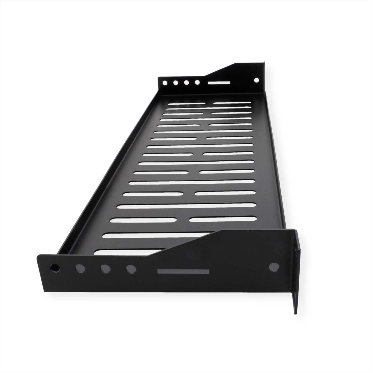 VALUE 19-Zoll-Geräteträger 1 HE, T: 150mm, max. 10 kg, U-Form, schwarz