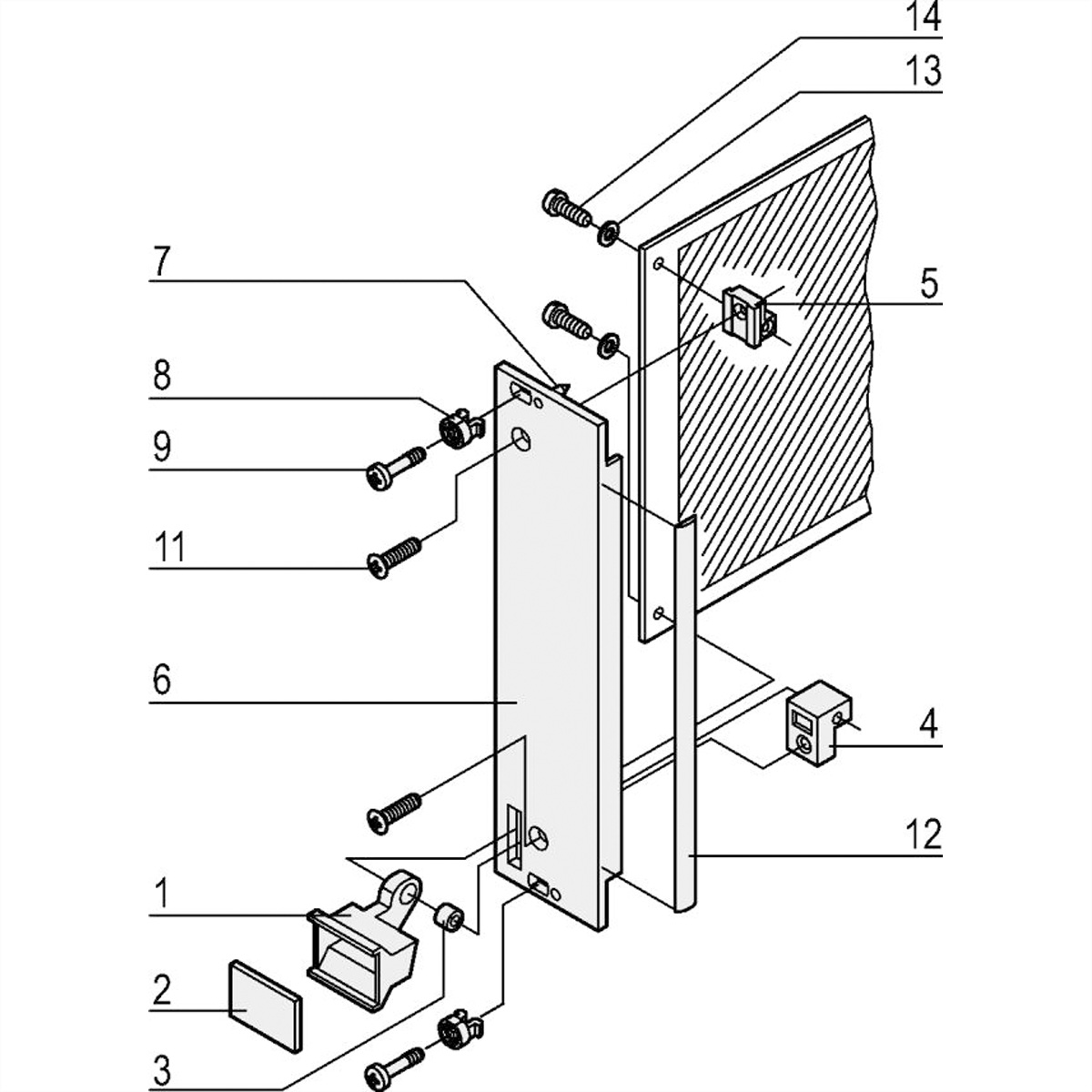 SCHROFF Steckbaugruppen mit Aushebegriff in Trapezform - Frontplatte, U-Profil, geschirmt - STECKBAUGR.HF TR-GR 3HE 4TE