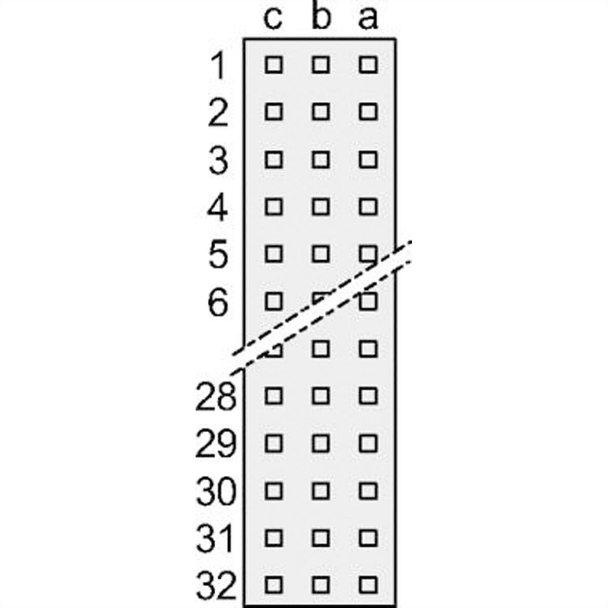 SCHROFF Federleiste - FEDERLEISTE C64 EINLOET.4, SCHROFF 69001678 (BILD2)