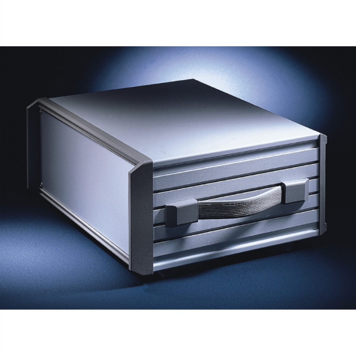 SCHROFF Bandgriff, Breite 25 mm - BANDGRIFF M. ADAPTER RAL7016