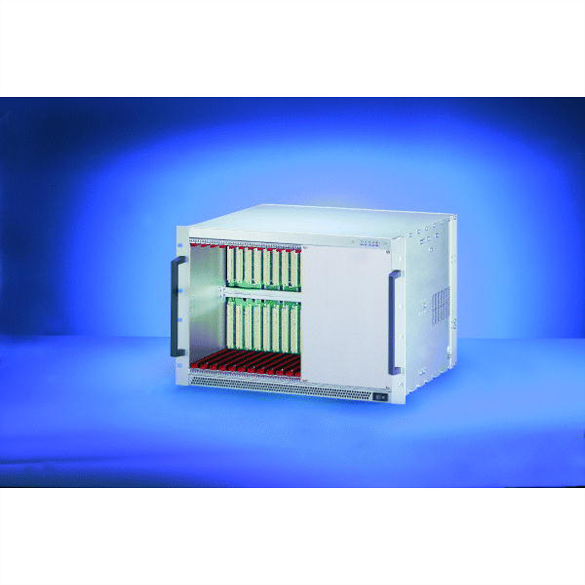SCHROFF 7 HE, 12 Slot, für Transition Module - BGTR VME 7HE (1/2+6+1/2)12SL