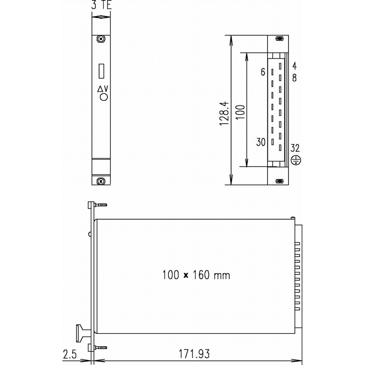 SCHROFF 13100136 19 Zoll Netzteil