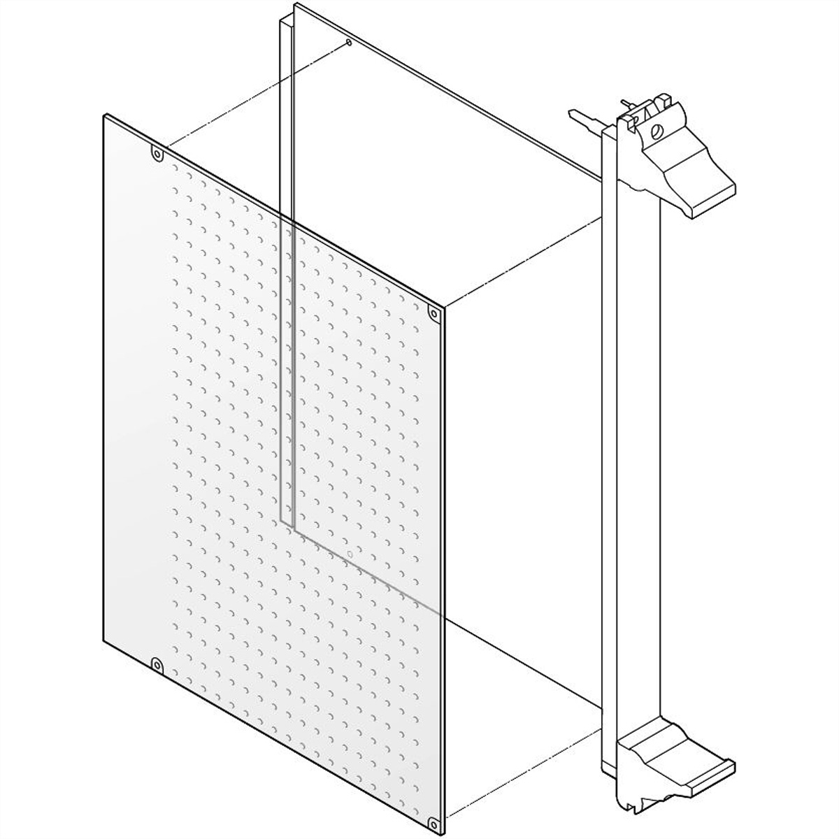 SCHROFF Lötseitenabdeckungen (Solder Side Cover) - LEITERPLATTENABDECK.6HE 160T