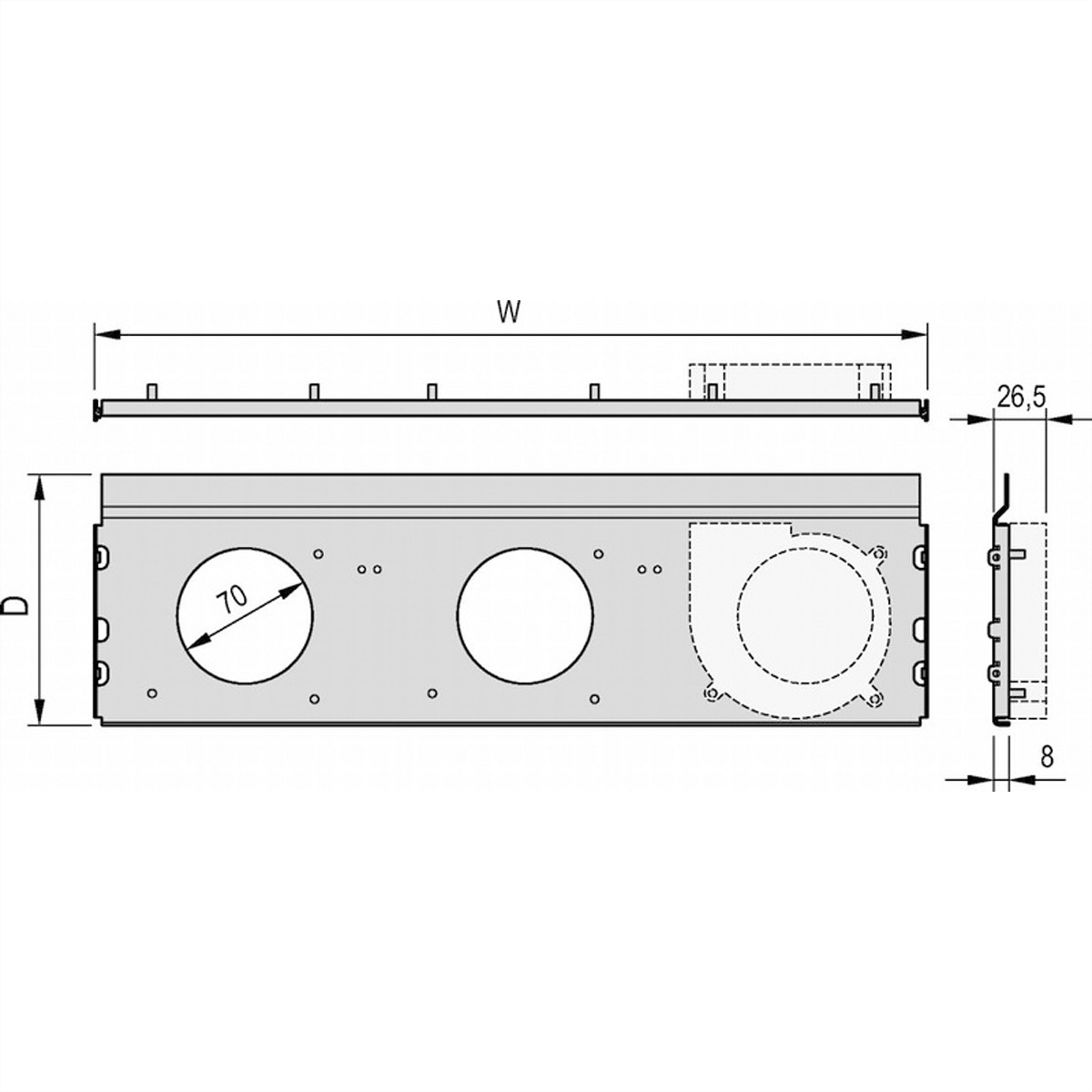 SCHROFF Radiallüftereinheit für ratiopacPRO air - 42TE 24572405 (BILD2)