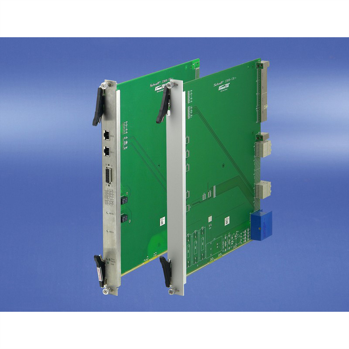 SCHROFF Frontplattensatz mit AdvancedTCA-IEA-Griff - FRPL SET VA IEA LEVER ATCA