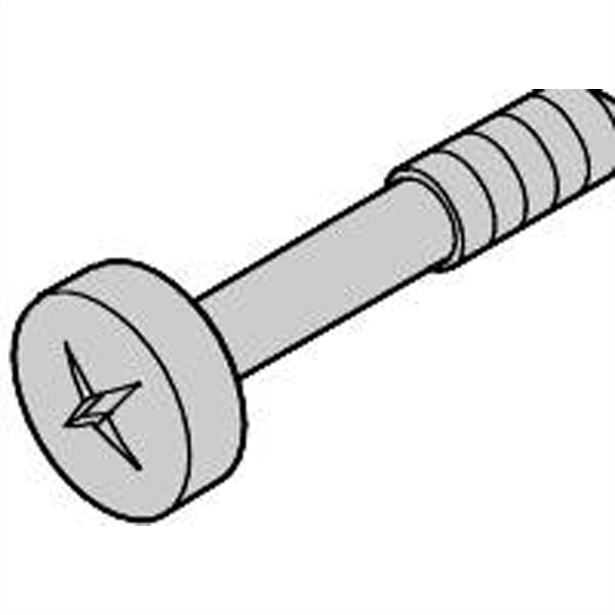 SCHROFF Senkkopfschraube mit Kreuzschlitz - NTS-SEKOSHR 2,5X5,3MM 100ST