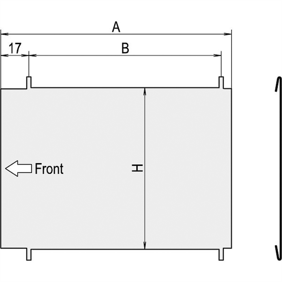 SCHROFF 34562762 19 Zoll Montagematerial