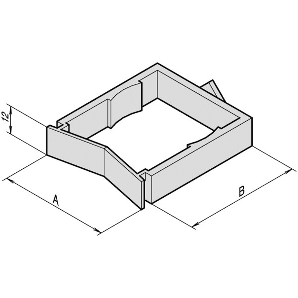 SCHROFF Kabelöse - KABELOESEN TYP2 38X25 25STK