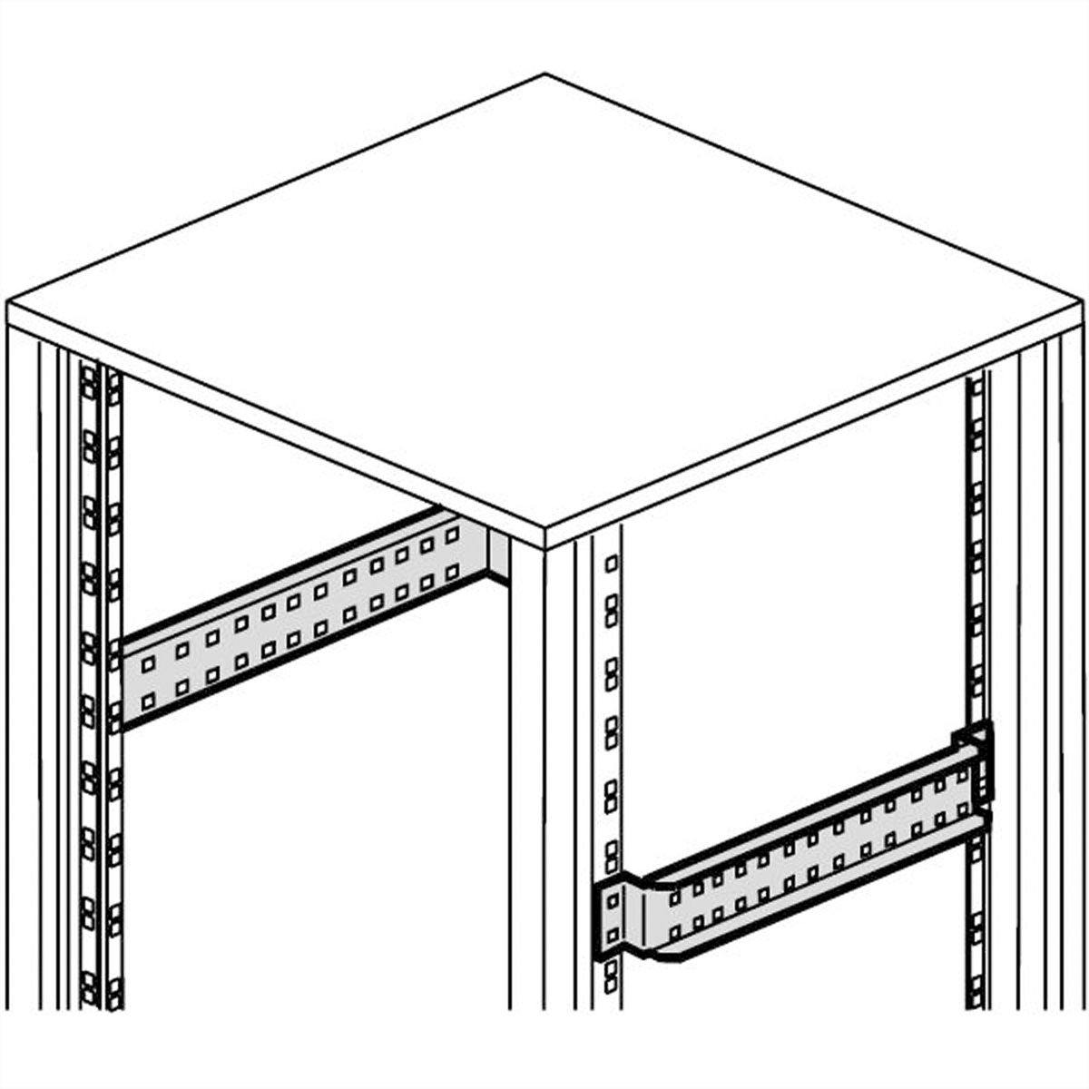 SCHROFF Tiefenstrebe für 19