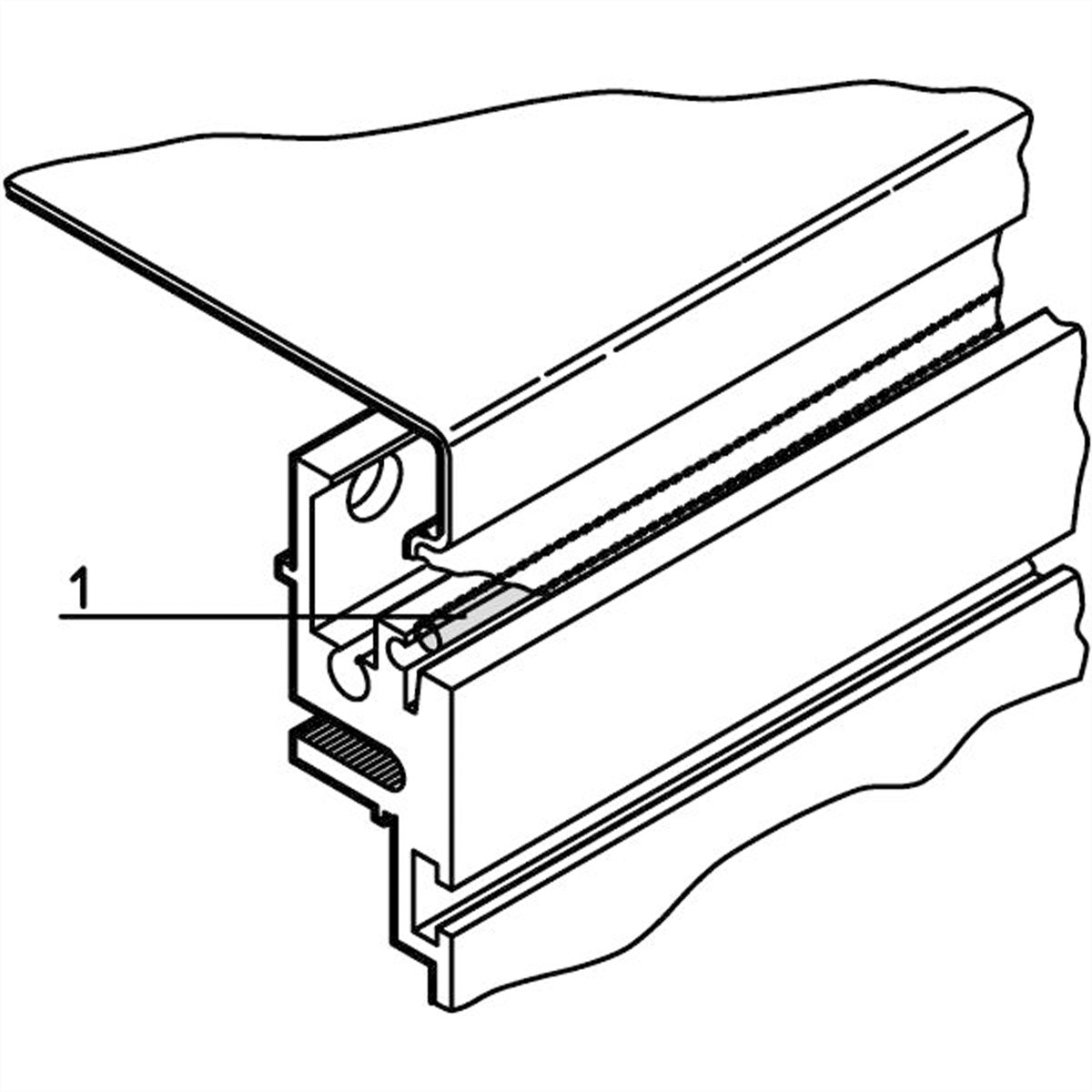 SCHROFF EMV-Seitenwanddichtung - HF-DICHTSCHNUR DRM=2,4 30850354 (BILD2)