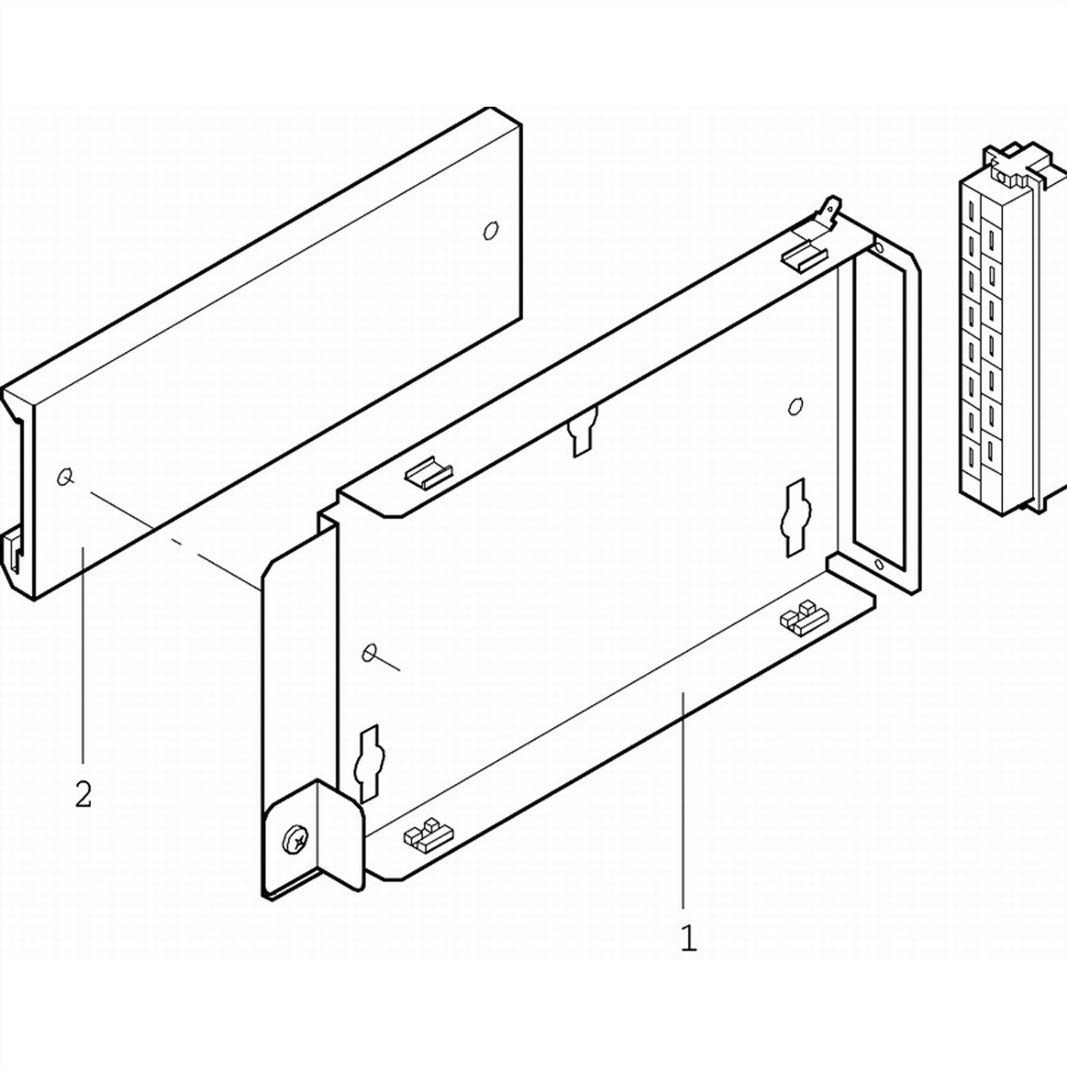 SCHROFF 11000002 Adaptersatz 3 St.