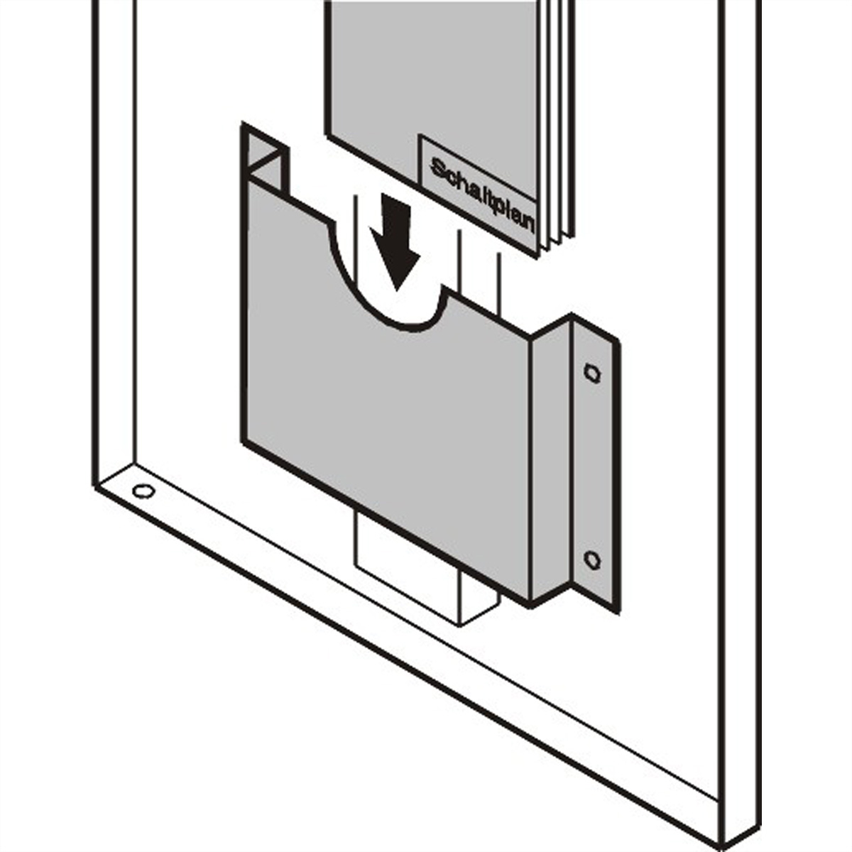 SCHROFF 60100302 19 Zoll Installationszubehör