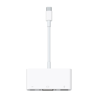 Apple MJ1L2ZM/A Kabelschnittstellen-/adapter USB C USB C, VGA, USB A Weiß